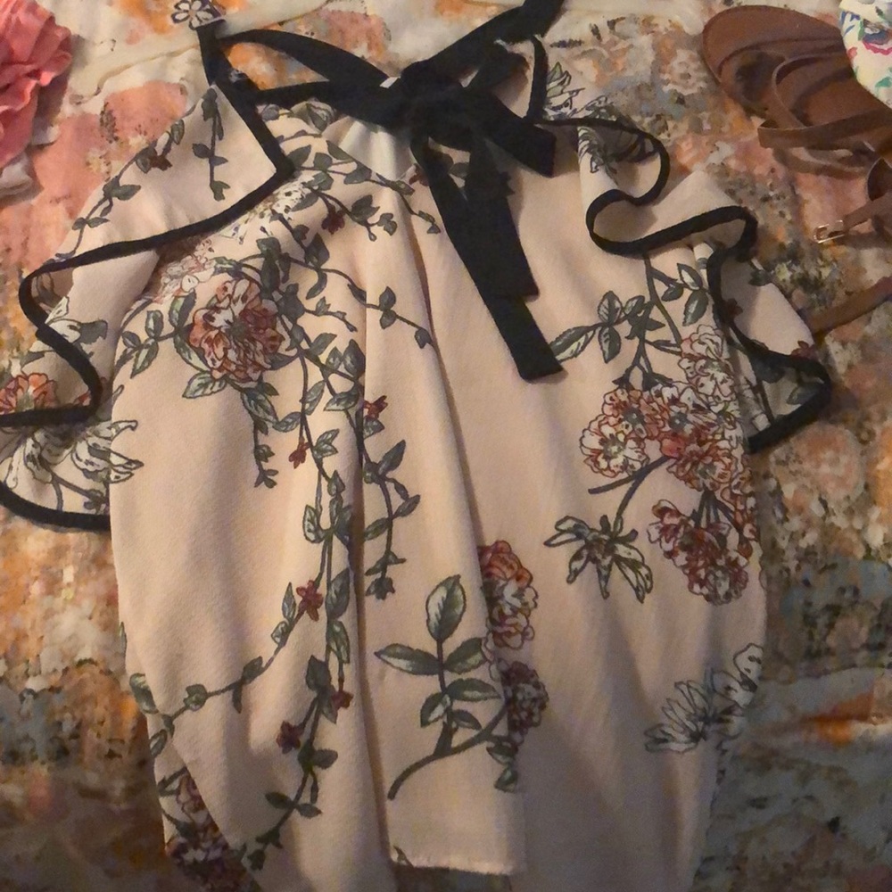 A pink elegant blouse